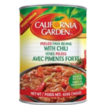 Fèves pelées avec piment